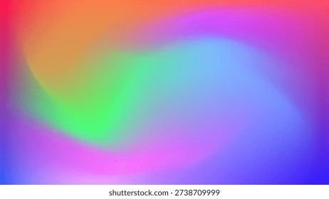 Fondo gradiente holográfico fluido