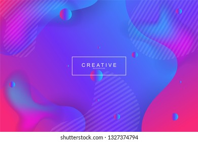 Fluid landing page abstract background. Fluid, liquid, wavy, gradient, flowing, dynamic shape background. Trendy and modern background color. Cool banner design template.