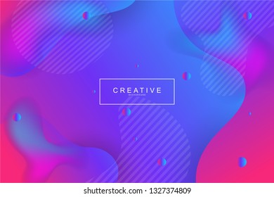 Fluid landing page abstract background. Fluid, liquid, wavy, gradient, flowing, dynamic shape background. Trendy and modern background color. Cool banner design template.