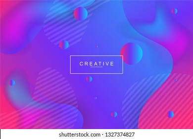 Fluid landing page abstract background. Fluid, liquid, wavy, gradient, flowing, dynamic shape background. Trendy and modern background color. Cool banner design template.