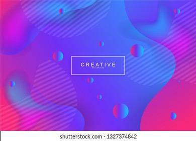 Fluid landing page abstract background. Fluid, liquid, wavy, gradient, flowing, dynamic shape background. Trendy and modern background color. Cool banner design template.