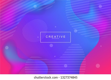 Fluid landing page abstract background. Fluid, liquid, wavy, gradient, flowing, dynamic shape background. Trendy and modern background color. Cool banner design template.