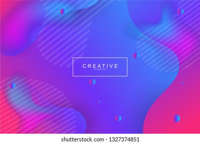 Fluid landing page abstract background. Fluid, liquid, wavy, gradient, flowing, dynamic shape background. Trendy and modern background color. Cool banner design template.