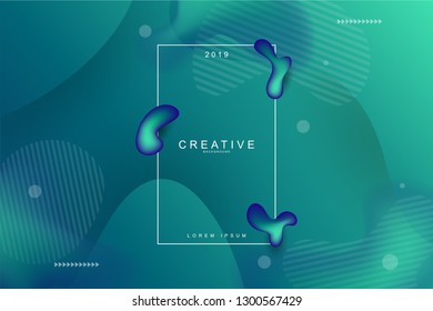 Fluid landing page background. Fluid, liquid, wavy, gradient, flowing, dynamic shape background. Trendy and modern background color. Cool banner design template.