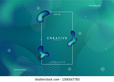 Fluid landing page background. Fluid, liquid, wavy, gradient, flowing, dynamic shape background. Trendy and modern background color. Cool banner design template.