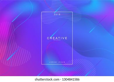 Fluid landing page background. Fluid, liquid, wavy, gradient, flowing, dynamic shape background. Trendy and modern background color. Cool banner design template.