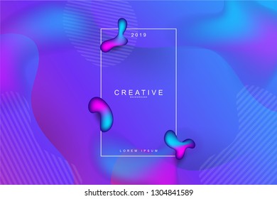 Fluid landing page background. Fluid, liquid, wavy, gradient, flowing, dynamic shape background. Trendy and modern background color. Cool banner design template.
