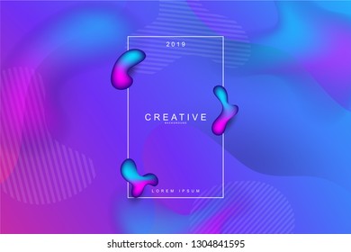 Fluid landing page background. Fluid, liquid, wavy, gradient, flowing, dynamic shape background. Trendy and modern background color. Cool banner design template.