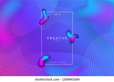 Fluid landing page background. Fluid, liquid, wavy, gradient, flowing, dynamic shape background. Trendy and modern background color. Cool banner design template.