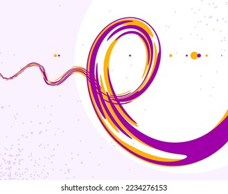 Fluid lava shapes abstract vector background, dynamic energy flowing design in 3D perspective, biology or chemistry science theme, nano or micro research technology.