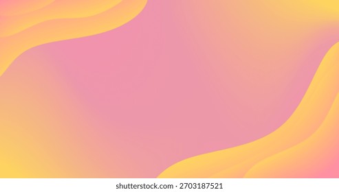 Capa fluida y Espacio para texto sobre fondo Abstractas Gradiente pastel para presentación publicitaria