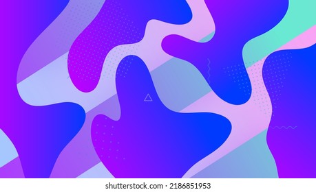 Flüssiges Layout. Lebhafter Rahmen. Wavy Landing Page. Horizontales Bildschirmhintergrund. Wave Futuristic Banner. Digitaler Hintergrund. rosafarbene Kunststoffabdeckung. Liquid Website. Lilac-Fluid-Layout