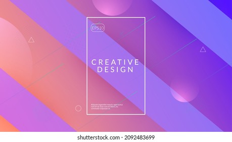 Fluid Layout. Wavy Landing Page. Rainbow Website. 3d Gradient Design. Digital Cover. Graphic Page. Blue Hipster Flyer. Creative Composition. Magenta Fluid Layout