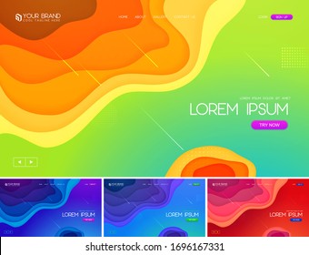Fluid liquid abstract background series. Applicable for web background, design element ,wall poster, landing page, wall paper, social media element, and others.