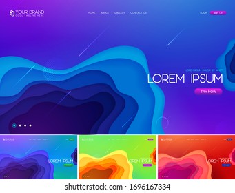 Fluid liquid abstract background series. Applicable for web background, design element ,wall poster, landing page, wall paper, social media element, and others.