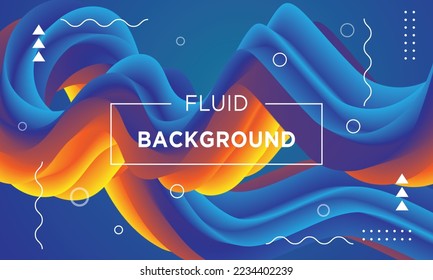 Fondo de onda abstracta líquido líquido fluido