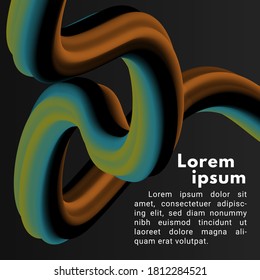 Fluid liquid background color. Vector EPS10.