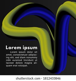 Fluid liquid background color. Vector EPS10.