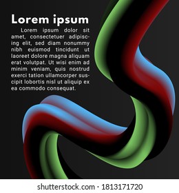 Fluid liquid background color. Vector EPS10.