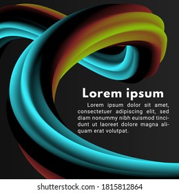 Fluid liquid background color. Vector EPS10