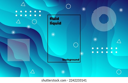 diseño de fondo líquido de fluido azul