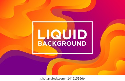 Fluid Liquid Background Memphis Style Templates