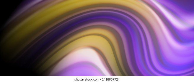Fluid liquid color wave lines, glowing colorful light effect, abstract composition template. Geometric technology abstract pattern. Movement and motion concept