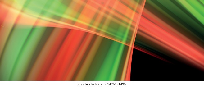 Líneas de onda de color líquido fluido, efecto luminoso colorido brillante, plantilla de composición abstracta. Patrón abstracto de tecnología geométrica. Concepto de movimiento y movimiento