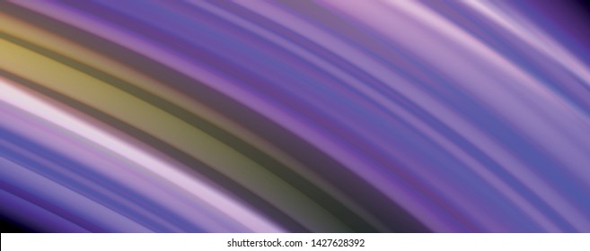 Fluid liquid color wave lines, glowing colorful light effect, abstract composition template. Geometric technology abstract pattern. Movement and motion concept