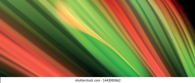 Líneas de onda de color líquido fluido, efecto luminoso colorido brillante, plantilla de composición abstracta. Patrón abstracto de tecnología geométrica. Concepto de movimiento y movimiento