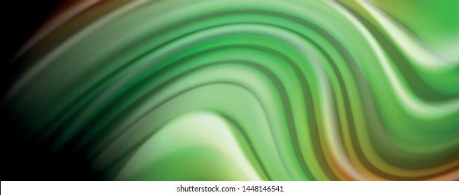 Líneas de onda de color líquido fluido, efecto luminoso colorido brillante, plantilla de composición abstracta. Patrón abstracto de tecnología geométrica. Concepto de movimiento y movimiento
