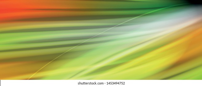 Líneas de onda de color líquido fluido, efecto luminoso colorido brillante, plantilla de composición abstracta. Patrón abstracto de tecnología geométrica. Concepto de movimiento y movimiento