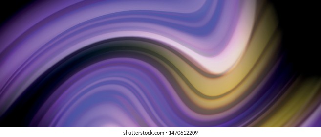 Fluid liquid color wave lines, glowing colorful light effect, abstract composition template. Geometric technology abstract pattern. Movement and motion concept