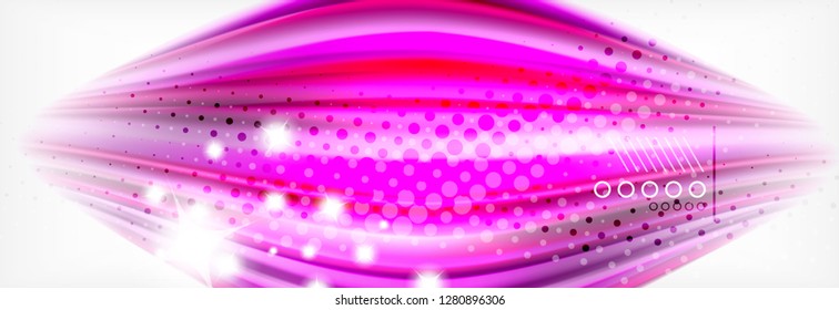 Colores líquidos fluidos fondo abstracto, fondo geométrico colorido - composición de fluidos vectores