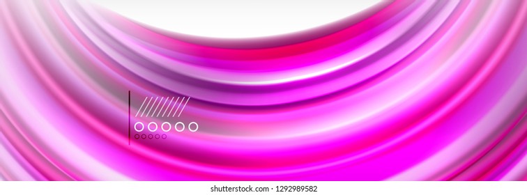Colores líquidos fluidos fondo abstracto, fondo geométrico colorido - composición de fluidos vectores