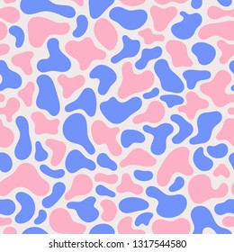 Fluid, liquid flow shapes pattern. Geometric Seamless pattern. Abstract vector illustration with geometric elements, shapes.