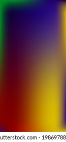 Fluid Liquid Green Rainbow Wallpaper. Art Sky Vibrant Vivid Smooth Surface. Violet Multicolor Color Blurred Water Gradient Mesh. Dark Purple Bright Yellow Colorful Gradient Background.