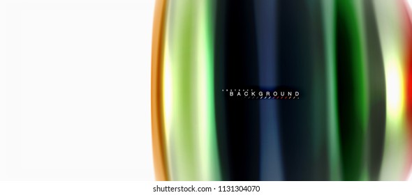 Fluid liquid mixing colors concept on light grey background, curve flow, trendy abstract layout template for business or technology presentation or web brochure cover, wallpaper. Vector illustration