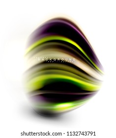 Concepto de mezcla fluida de colores en fondo gris claro, línea de flujo de onda y curva giratoria, plantilla de diseño abstracto de moda para presentación de negocios, banner de papel tapiz de aplicación, afiche o papel tapiz