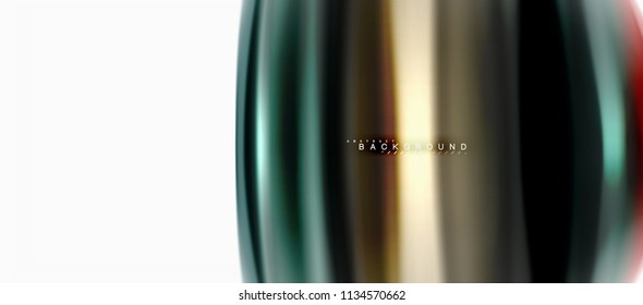 Fluid liquid mixing colors concept on light grey background, curve flow, trendy abstract layout template for business or technology presentation or web brochure cover, wallpaper. Vector illustration