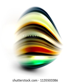 Fluid liquid mixing colors concept on light grey background, wave and swirl curve flow line, trendy abstract layout template for business presentation, app wallpaper banner, poster or wallpaper