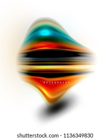Concepto de mezcla fluida de colores en fondo gris claro, línea de flujo de onda y curva giratoria, plantilla de diseño abstracto de moda para presentación de negocios, banner de papel tapiz de aplicación, afiche o papel tapiz