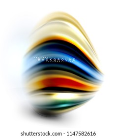 Fluid liquid mixing colors concept on light grey background, wave and swirl curve flow line, trendy abstract layout template for business presentation, app wallpaper banner, poster or wallpaper