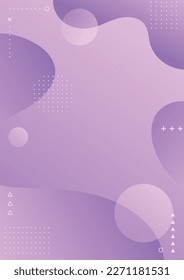 Flüssiges Plakat und geometrischer Hintergrund dynamischer Formen. Farbverlauf von Tapeten mit flüssiger Form. Illustration bunter Template Banner mit weichen Kurve und Welle.