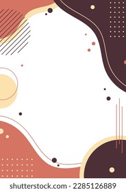 Fluid liquid poster and geometric background of dynamic shapes. Wallpaper gradient with liquid shape. Illustration colorful template banner with soft curve and wave.