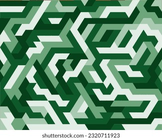 flüssiger psychedelischer Hintergrund. Wellen wirbeln grün gelb. Abstrakter, grober Hippie-Hintergrund. Vektorgrafik