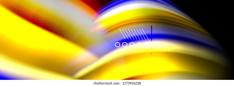 Fluid liquid wave pattern, vector background