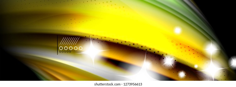 Fluid liquid wave pattern, vector background