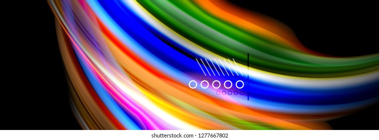 Fluid liquid wave pattern, vector background