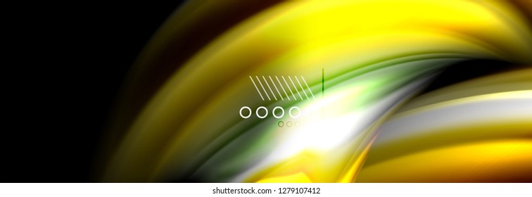 Fluid liquid wave pattern, vector background